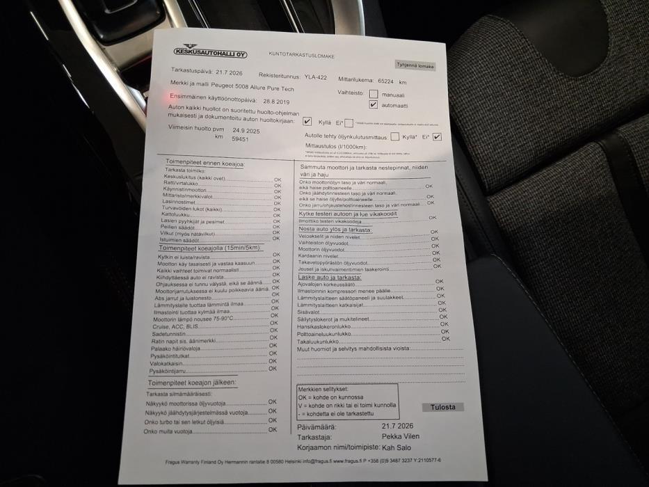 PEUGEOT 5008 2019