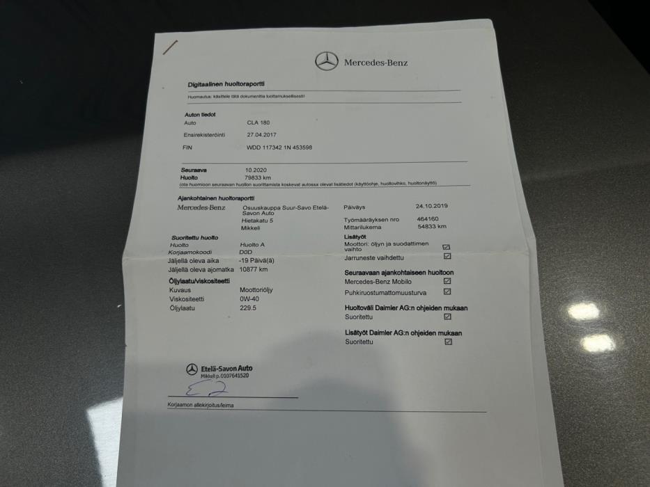 MERCEDES-BENZ CLA 2017