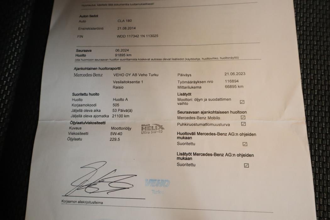 MERCEDES-BENZ CLA 2014