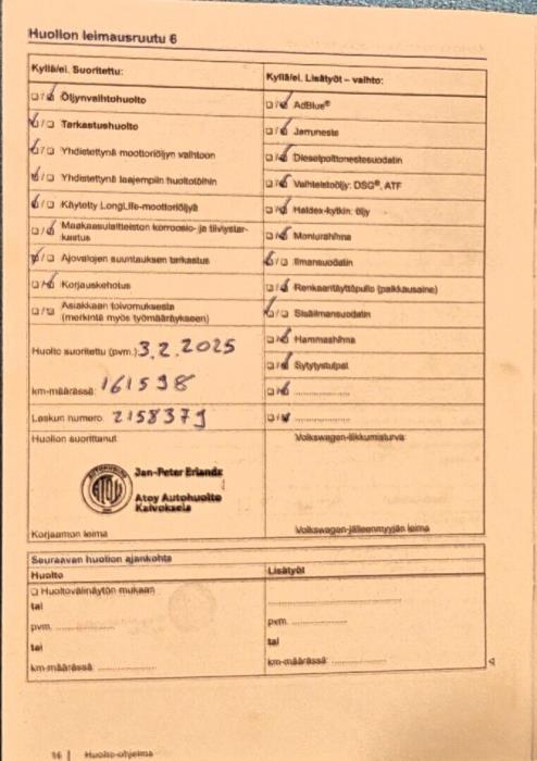 VOLKSWAGEN Golf 2016