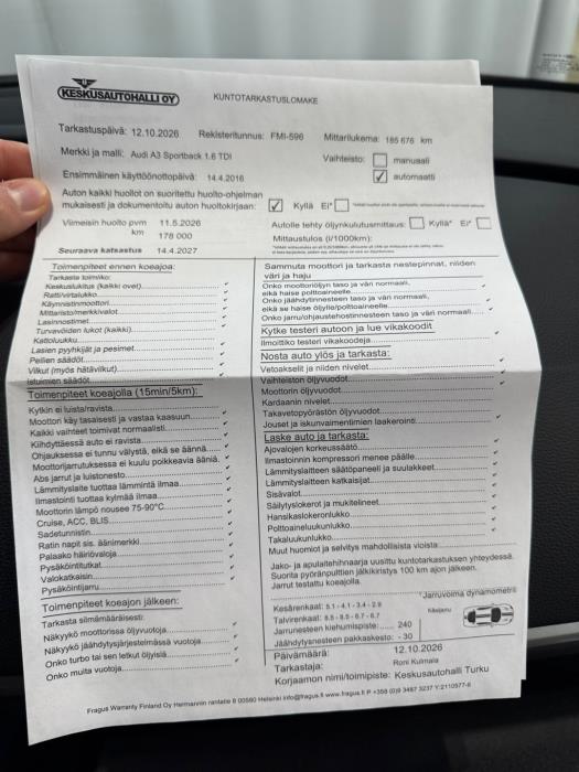 AUDI A3 2016