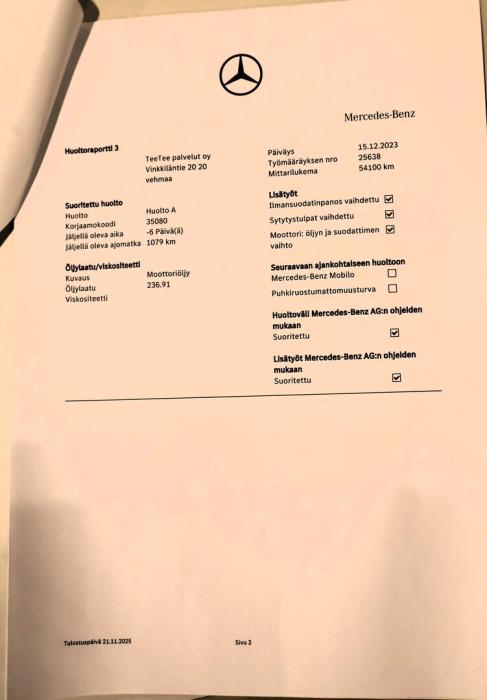 MERCEDES-BENZ B 2020