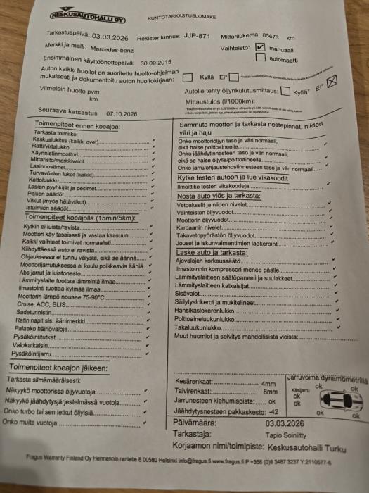 MERCEDES-BENZ B 2015