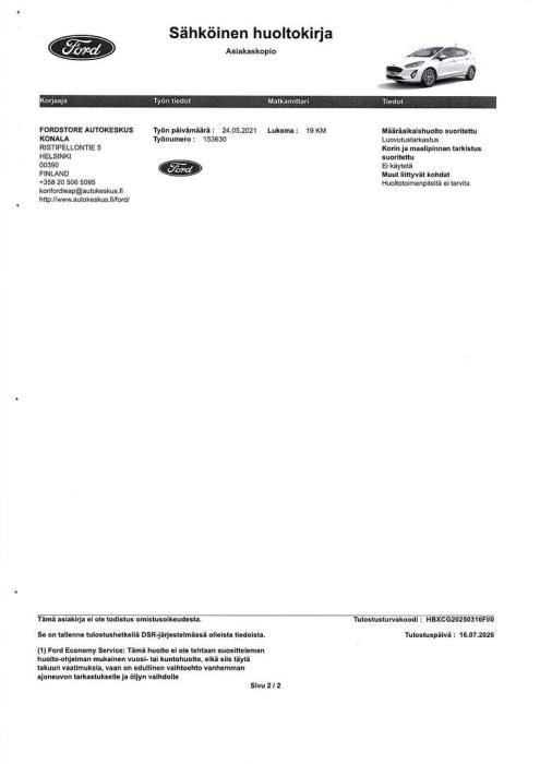 FORD Fiesta 2021