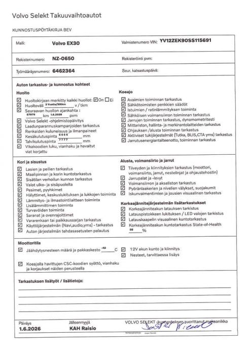 VOLVO EX30 2025