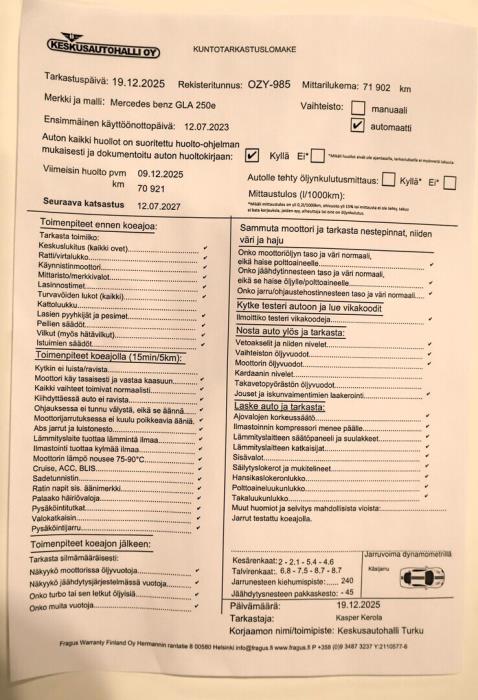 MERCEDES-BENZ GLA 2023