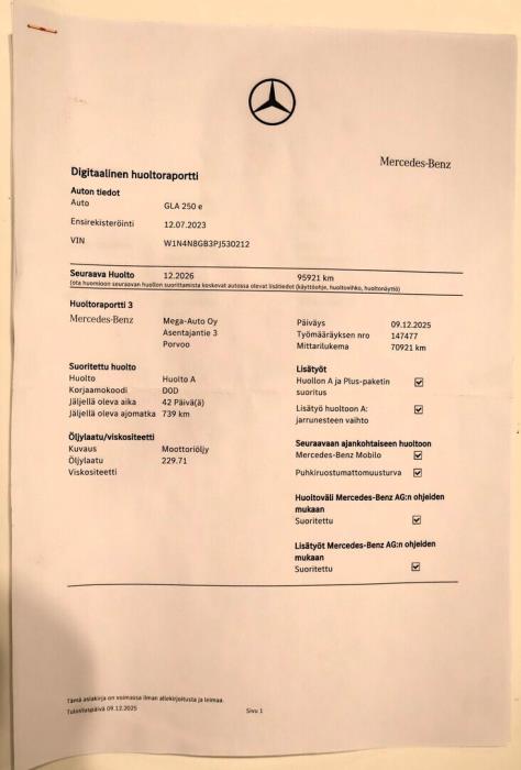 MERCEDES-BENZ GLA 2023