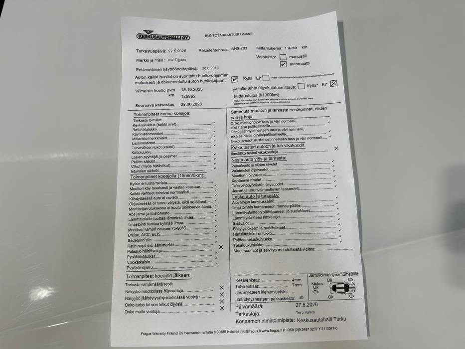 VOLKSWAGEN Tiguan 2016