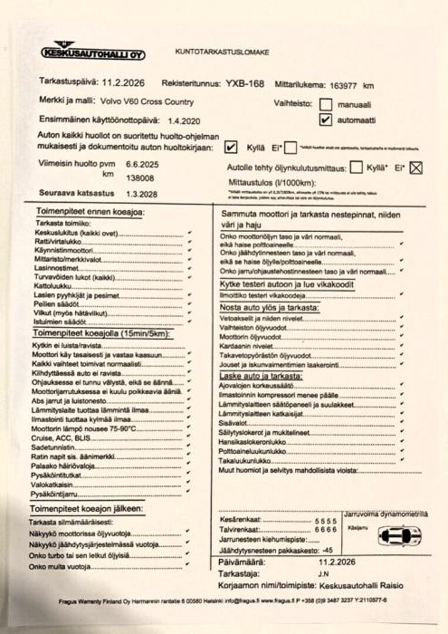 VOLVO V60 Cross Country 2020