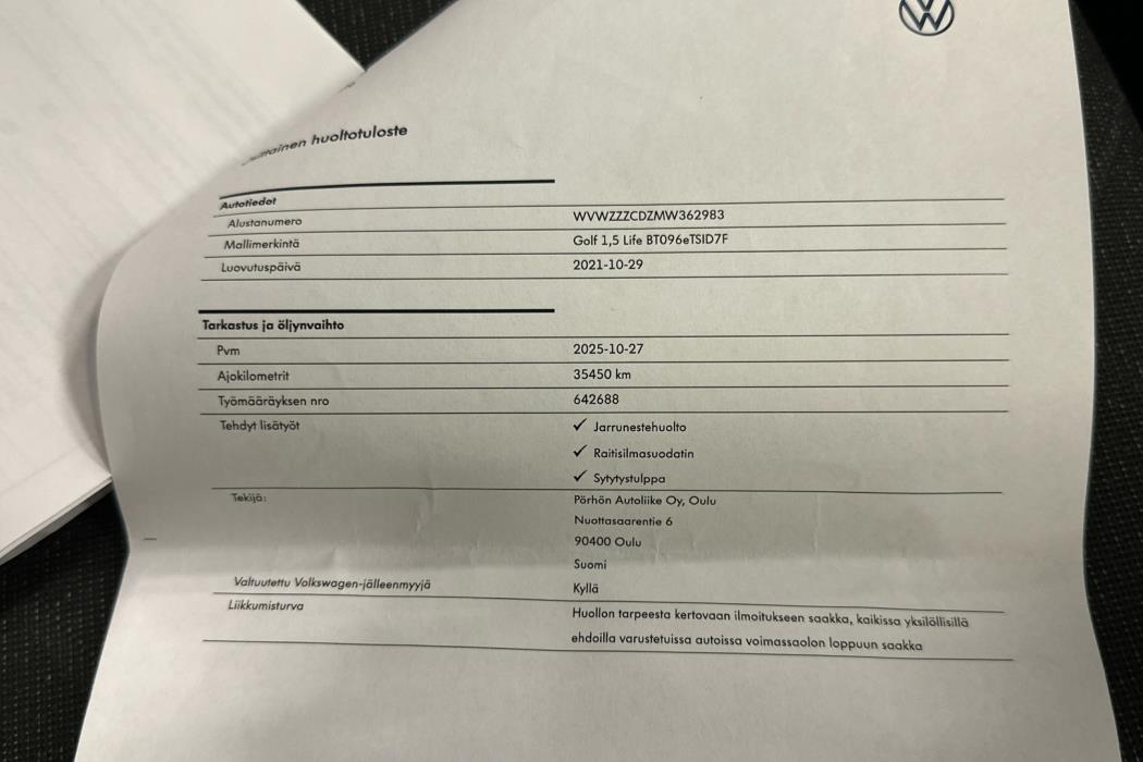 VOLKSWAGEN Golf 2021