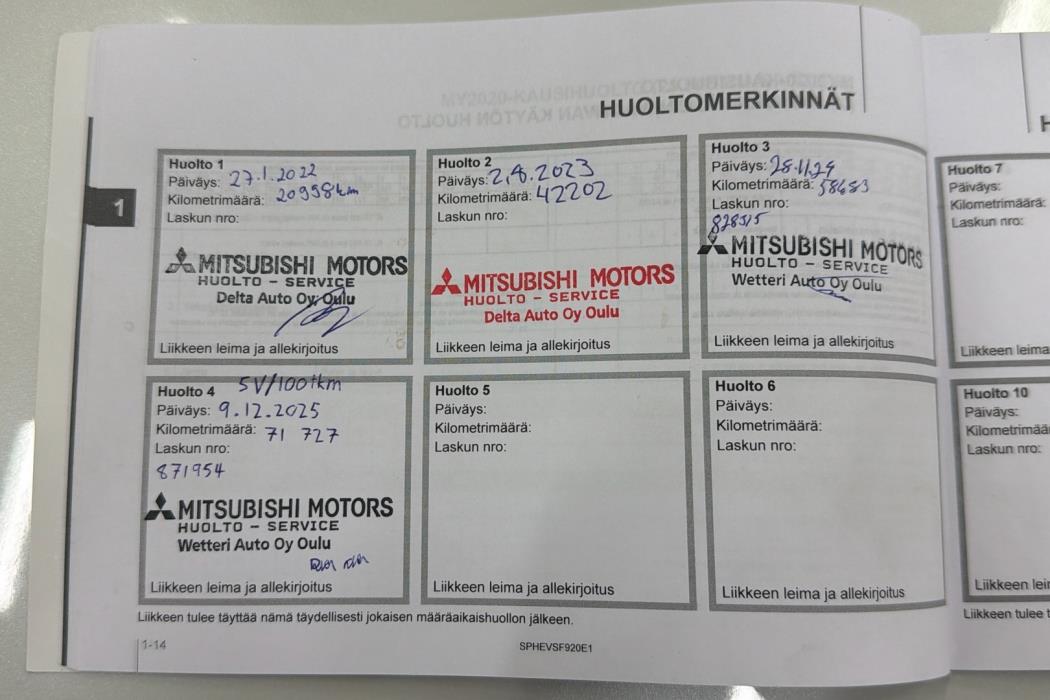 MITSUBISHI Outlander PHEV 2020