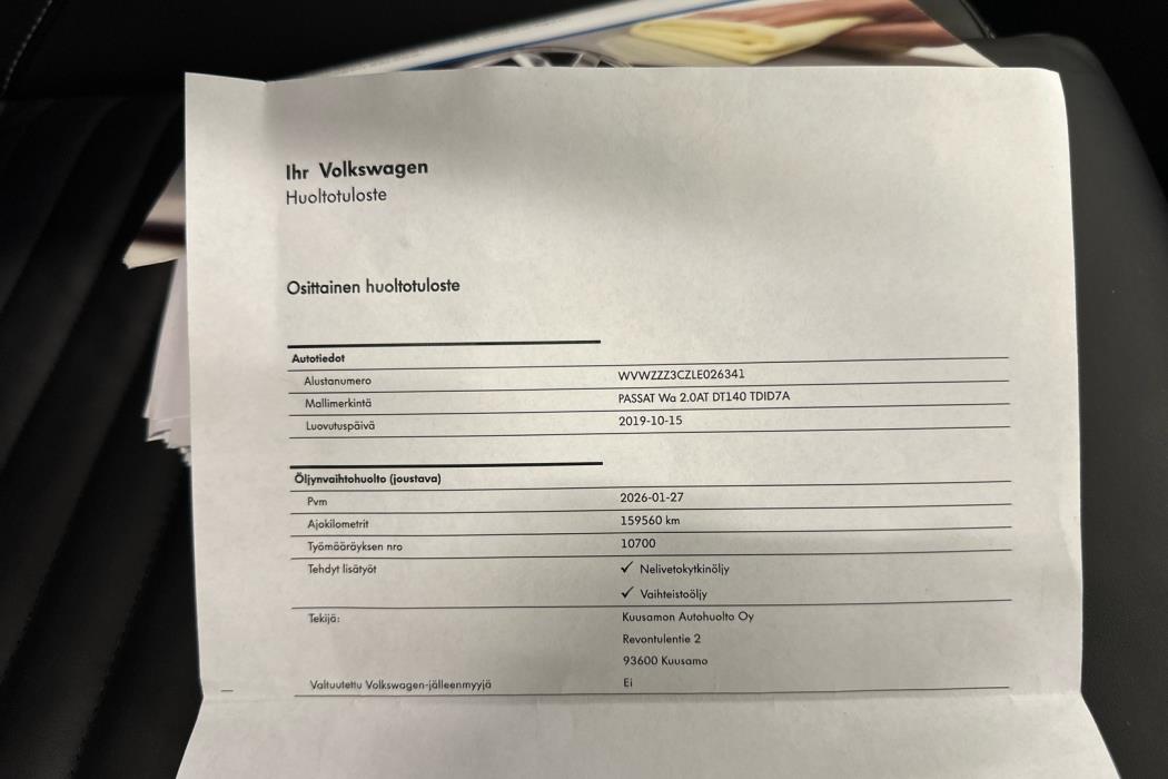 VOLKSWAGEN Passat 2020