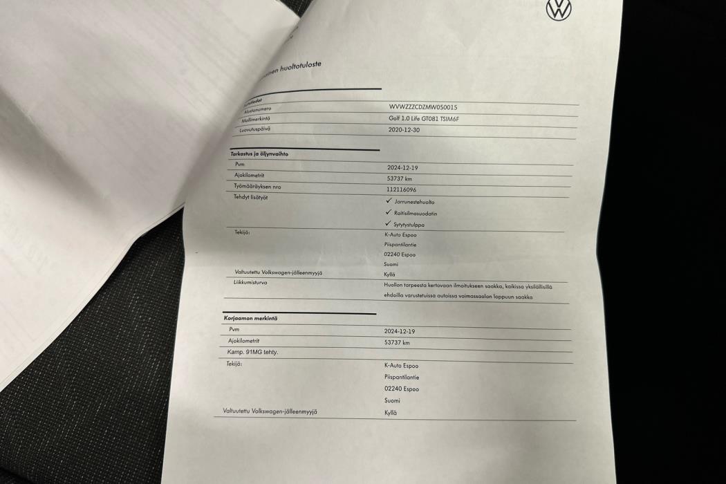 VOLKSWAGEN Golf 2020