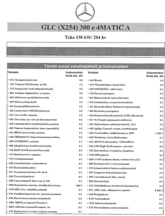 MERCEDES-BENZ GLC 2024