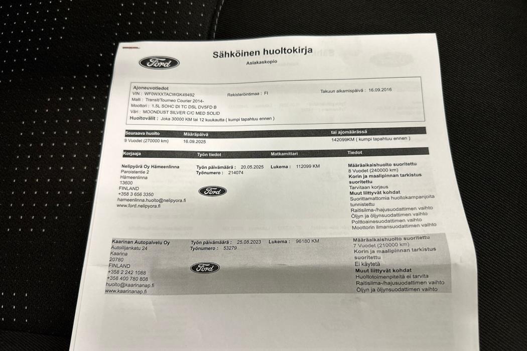 FORD Transit Courier 2016