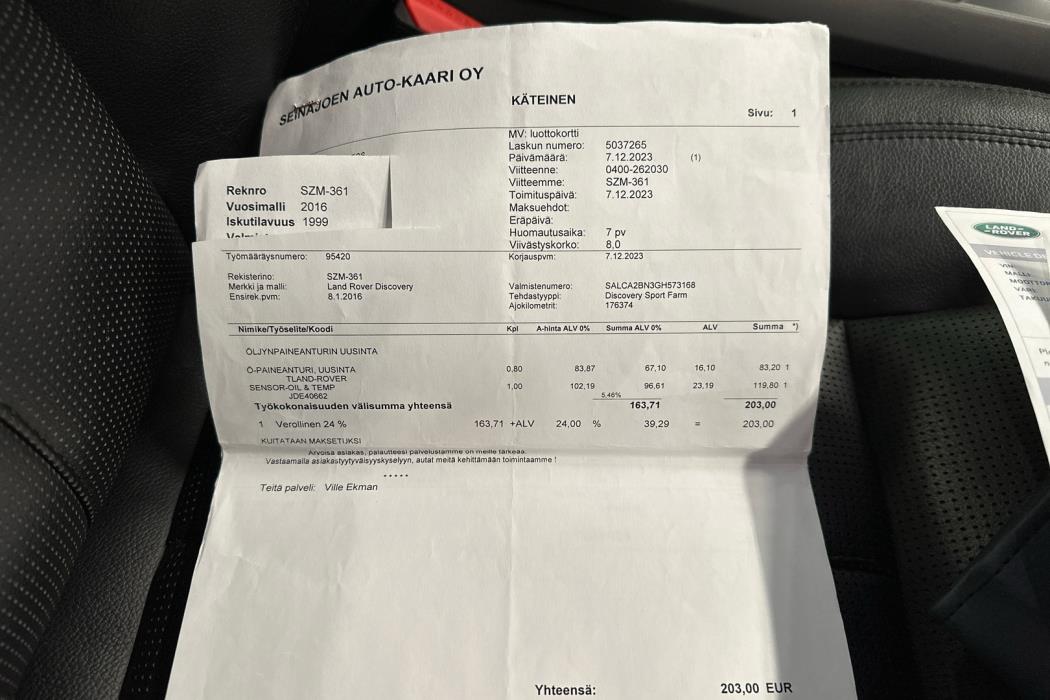 LAND ROVER DISCOVERY SPORT 2016