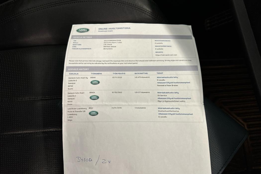 LAND ROVER DISCOVERY SPORT 2016