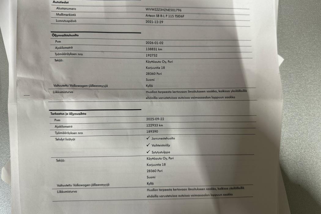 VOLKSWAGEN Arteon 2022
