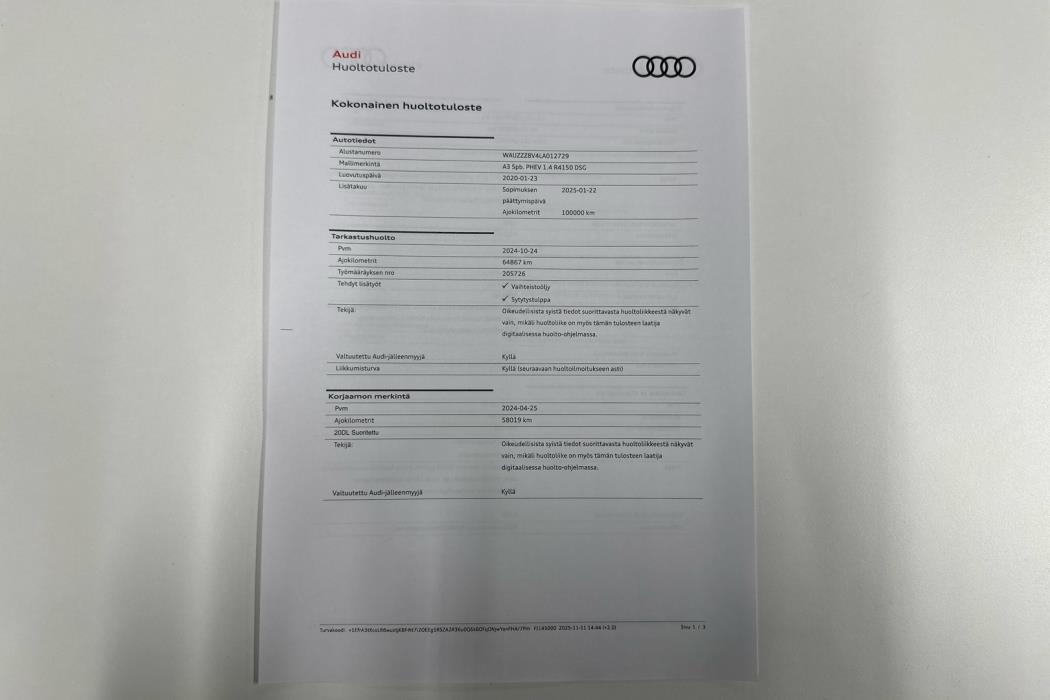 AUDI A3 2020