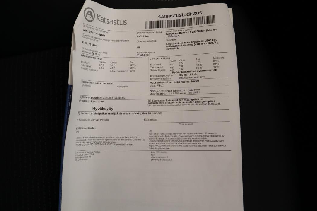 MERCEDES-BENZ CLA 2020