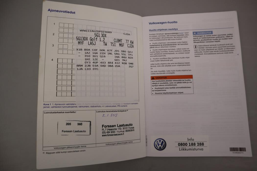 VOLKSWAGEN Golf 2013