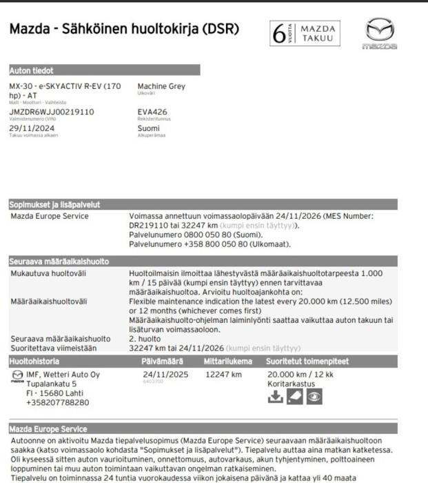 MAZDA MX-30 2024