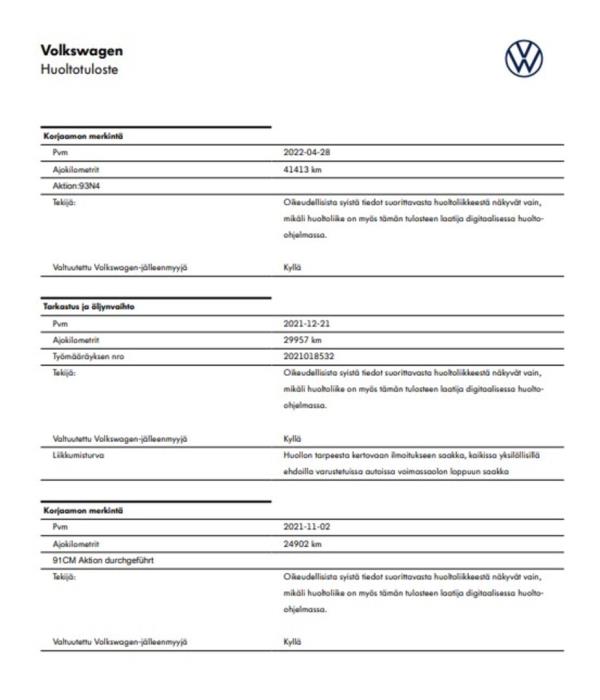 VOLKSWAGEN Golf 2021