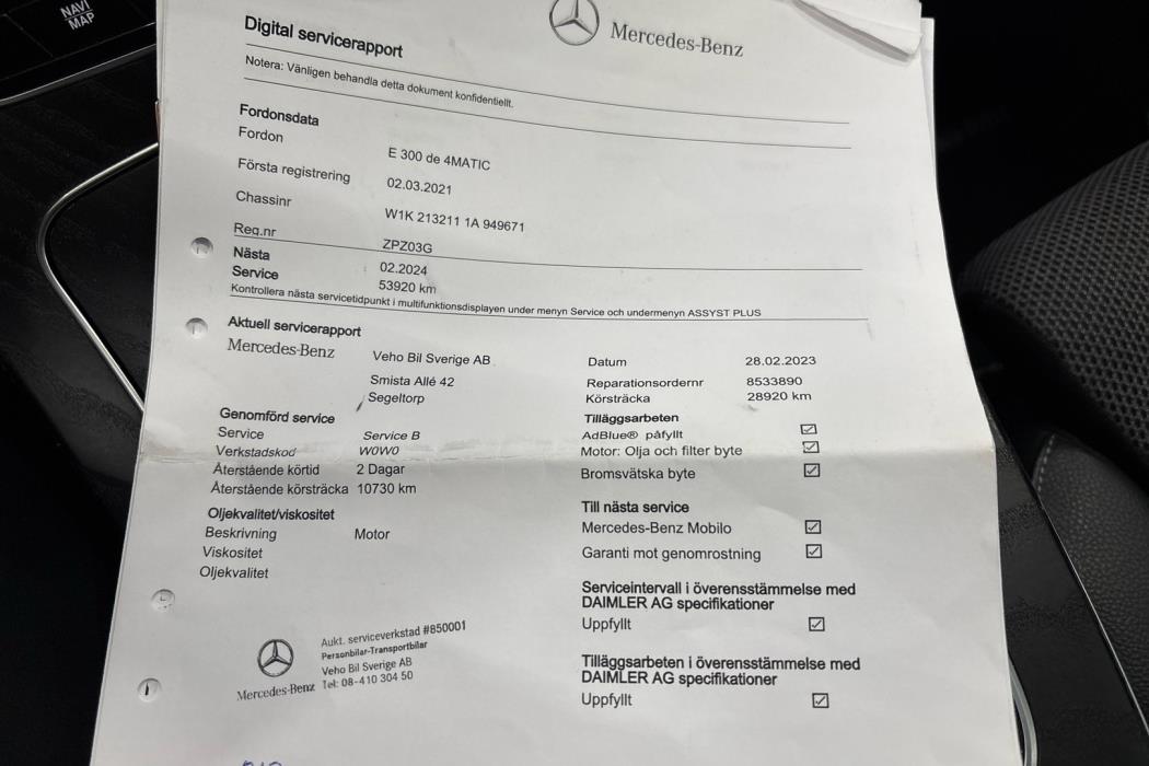 MERCEDES-BENZ E 2021