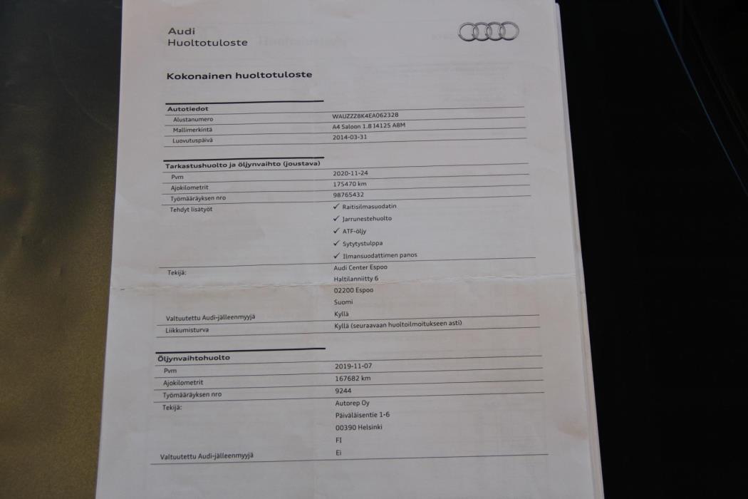 AUDI A4 2014