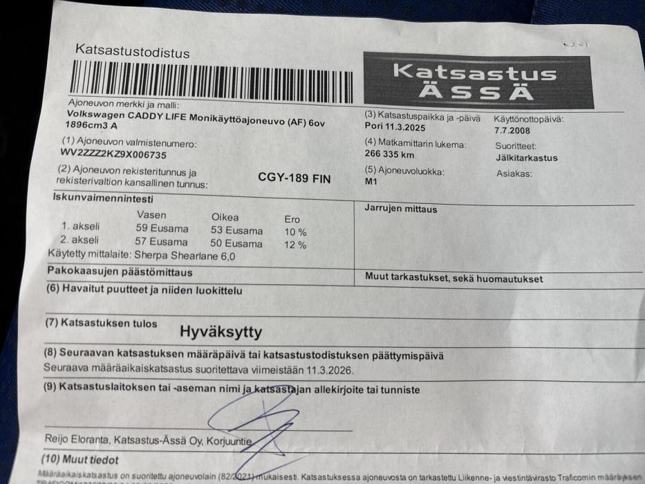 VOLKSWAGEN Caddy Maxi 2008