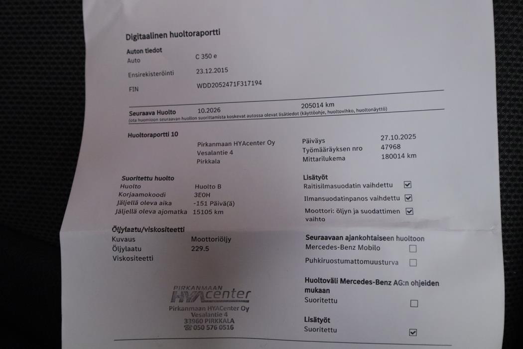 MERCEDES-BENZ C 2015