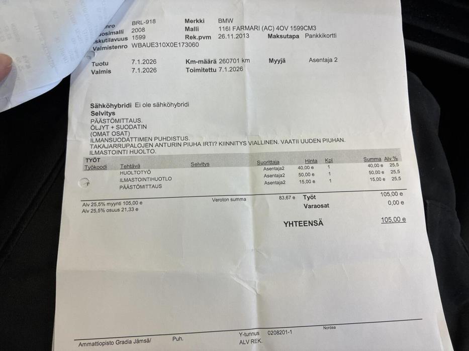 BMW 116 2008