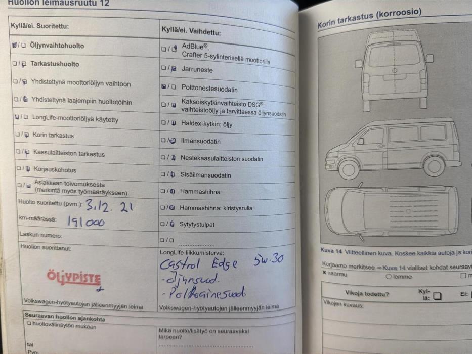 VOLKSWAGEN Transporter 2013