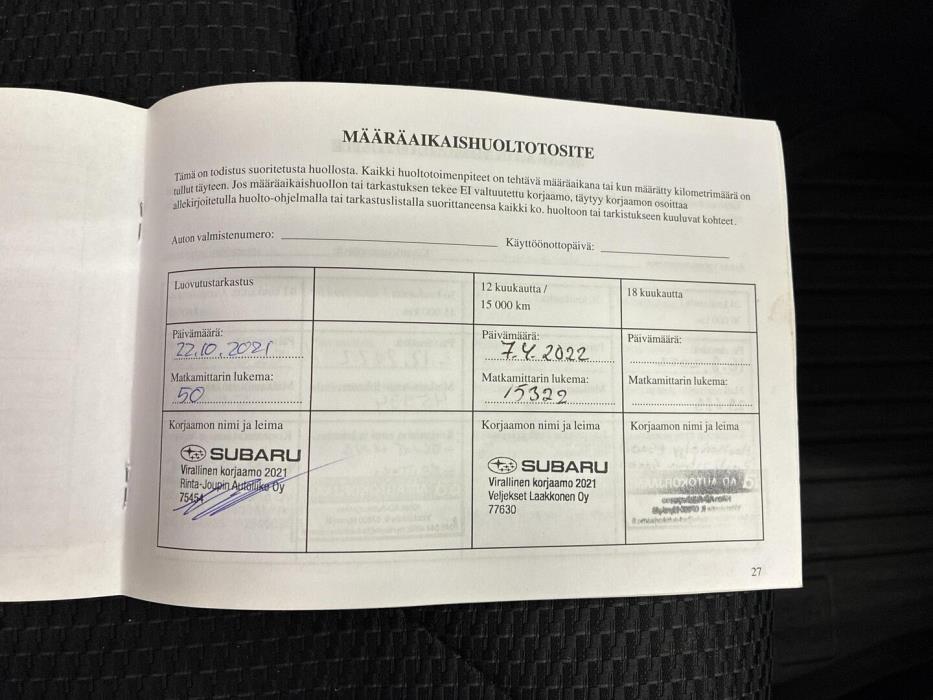 SUBARU FORESTER 2021