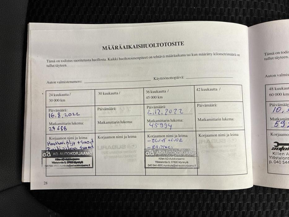 SUBARU FORESTER 2021