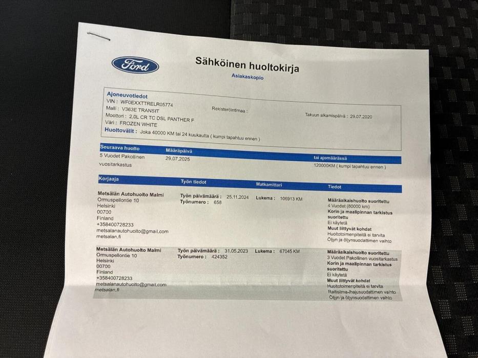 FORD Transit 2020
