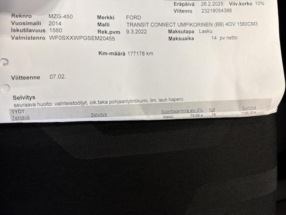 FORD Transit Connect 2014