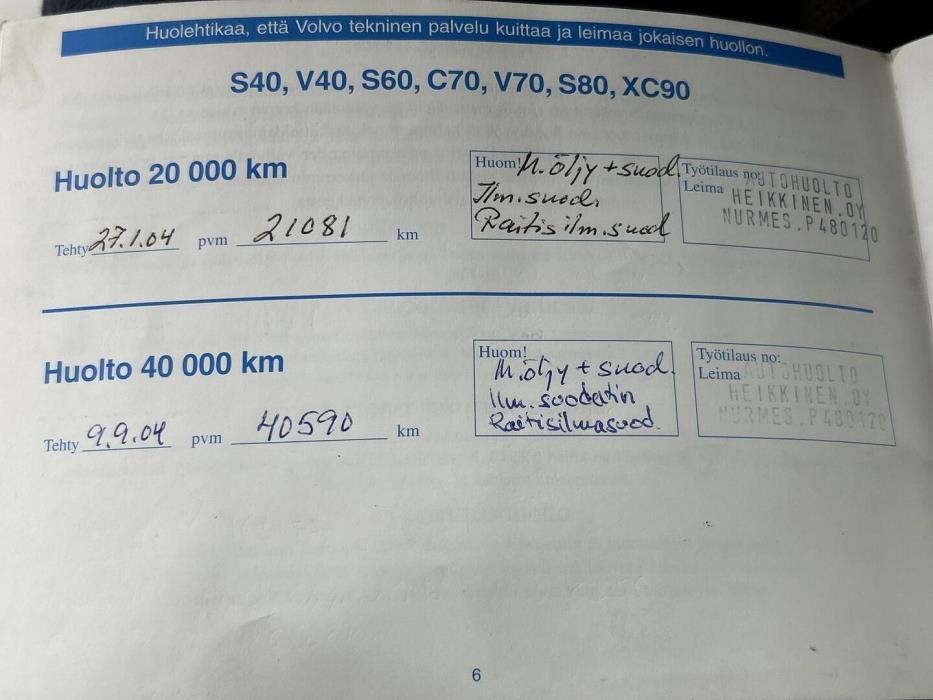 VOLVO V70 2003