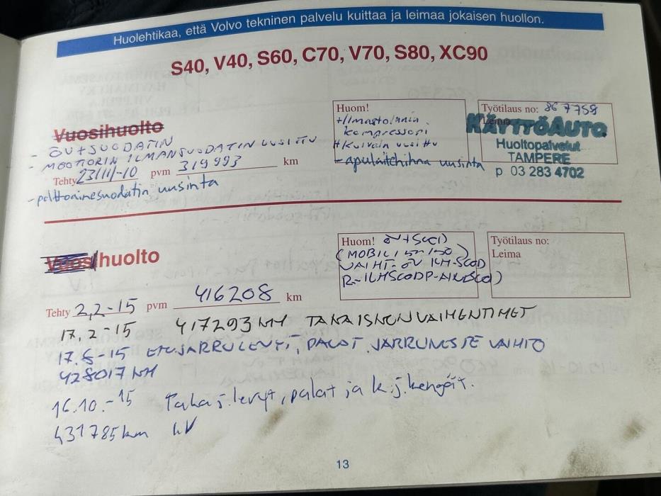 VOLVO V70 2003