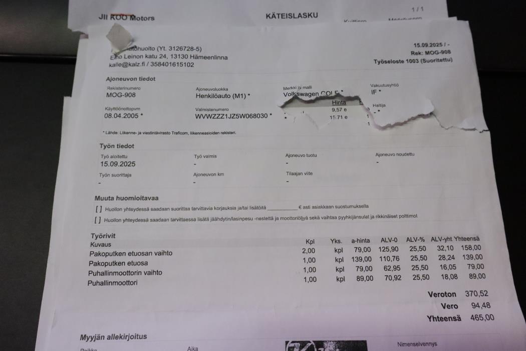 VOLKSWAGEN Golf Variant 2005