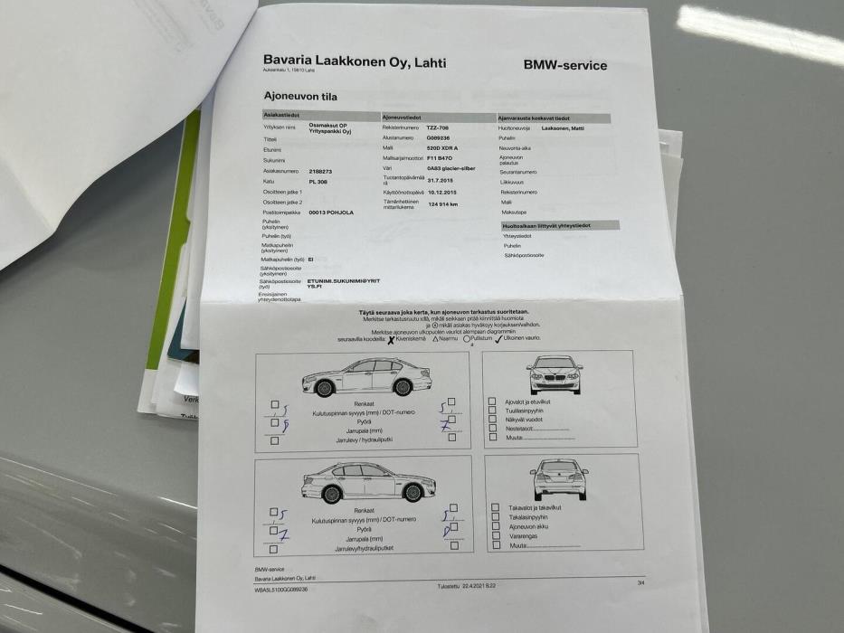 BMW 520 2016