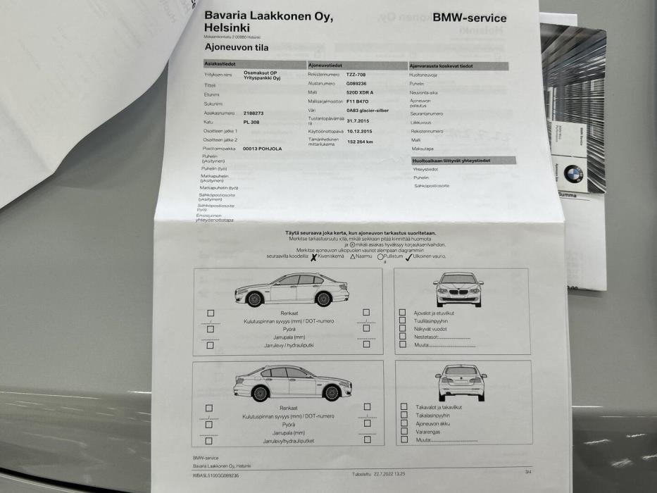 BMW 520 2016