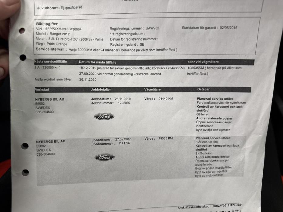 FORD Ranger 2016