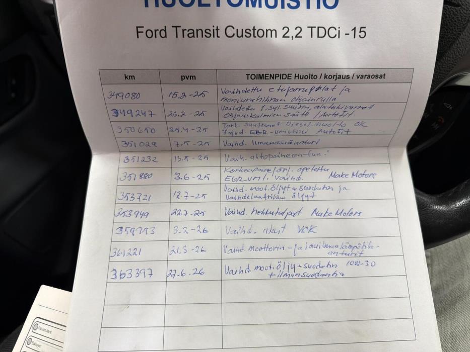 FORD Transit Custom 2015