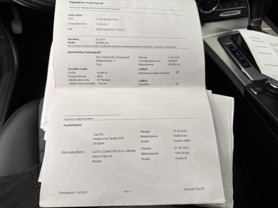 MERCEDES-BENZ C 2011