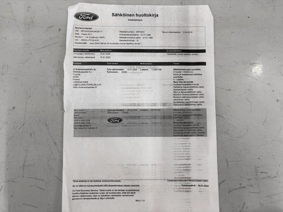 FORD Fiesta 2018
