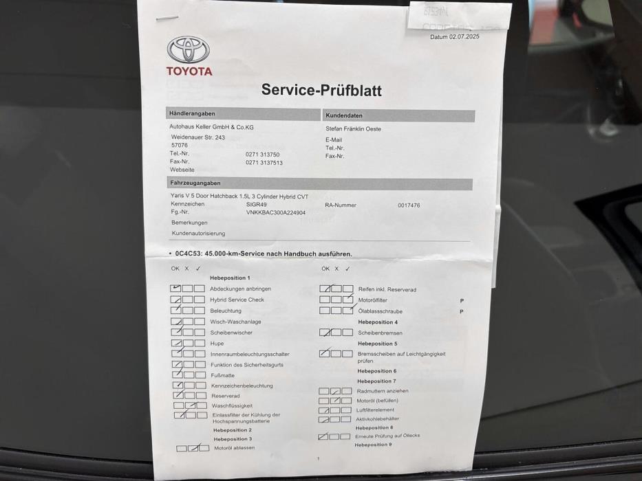 TOYOTA YARIS 2022