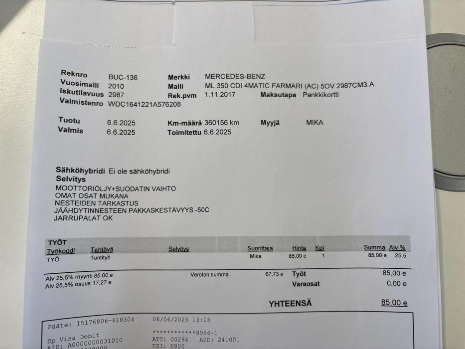 MERCEDES-BENZ ML 2010