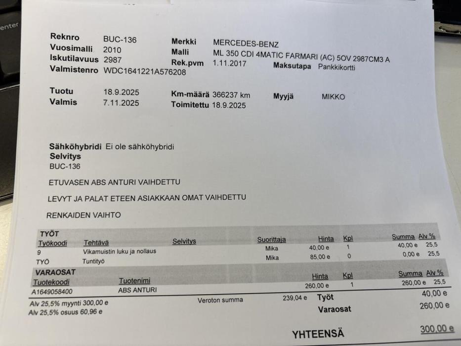 MERCEDES-BENZ ML 2010