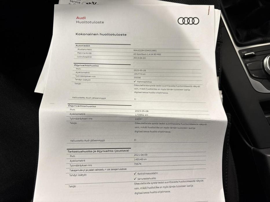 AUDI A3 2013